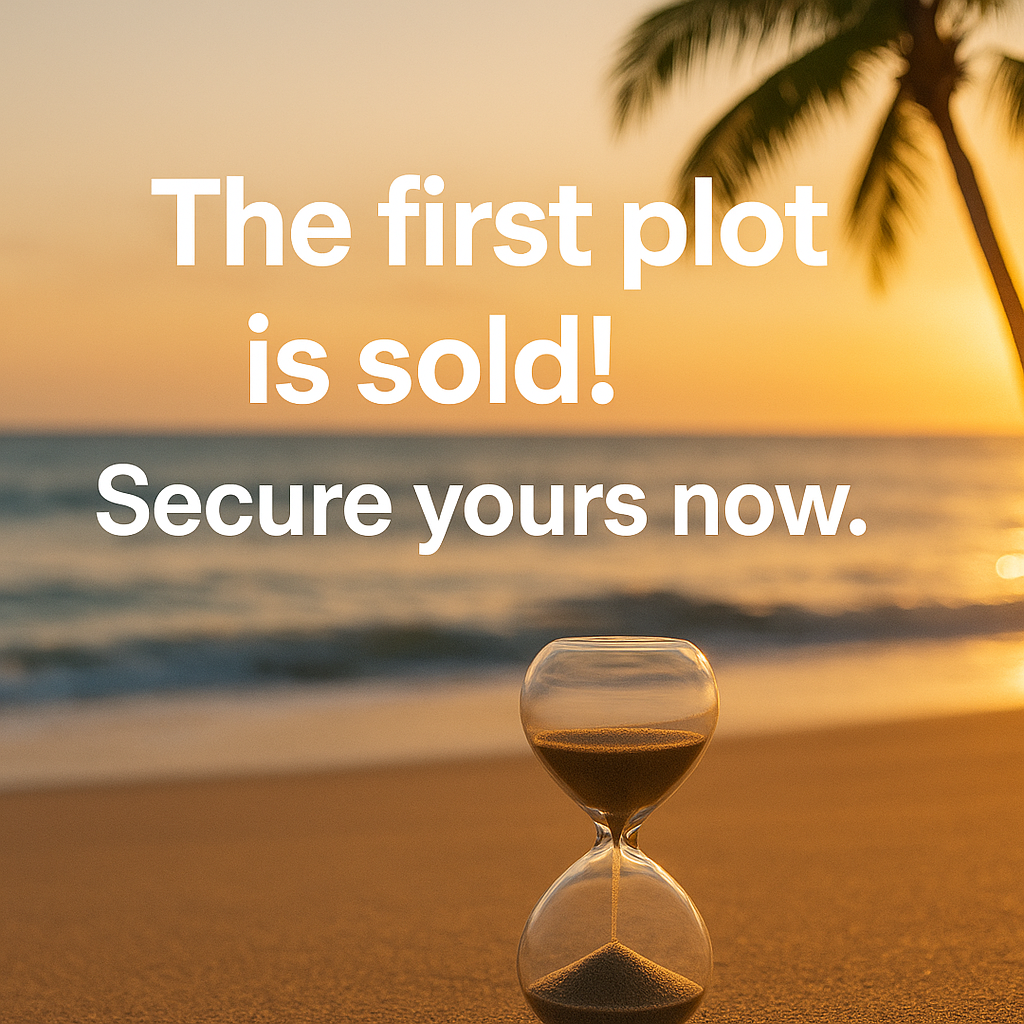 Diani Beach plot First plot sold